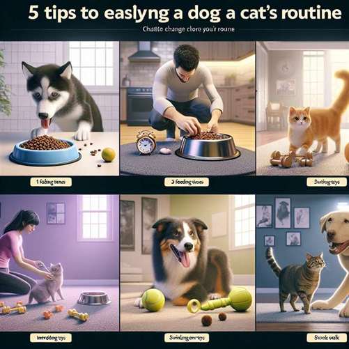 5 Tips to Easily Change Your Dog or Cat’s Routine